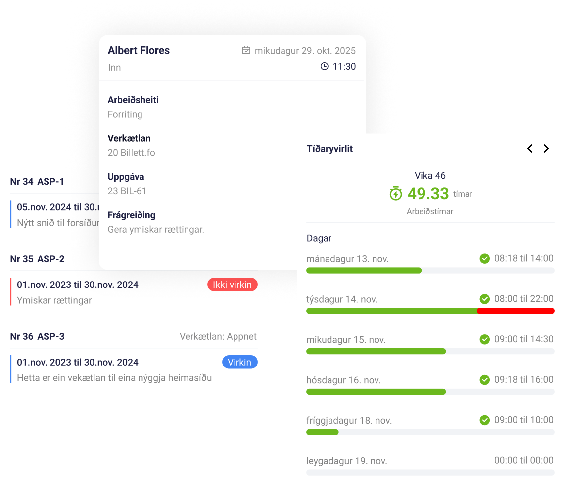 Time Tracker App Interface