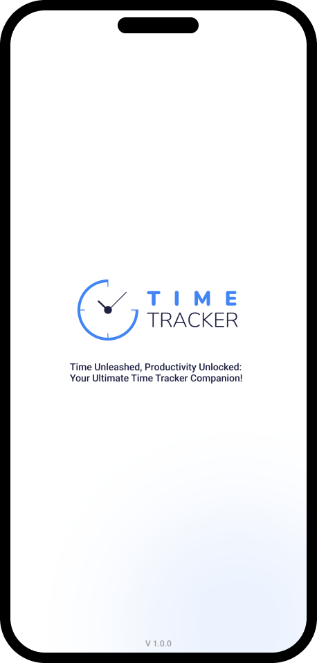 Time Tracker Mobile App - Company Info Screen